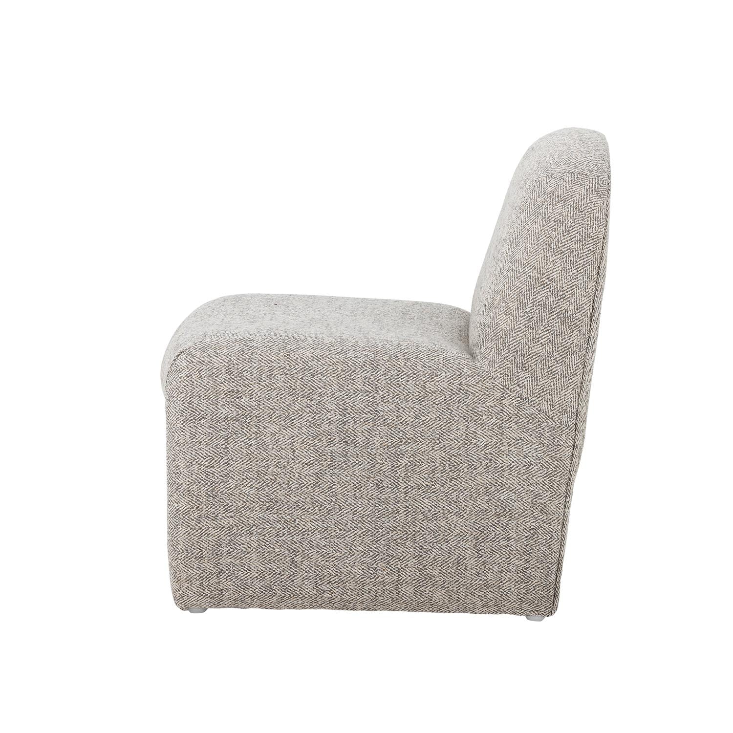 Neel Stuhl, Grau, Polyester in Grau präsentiert im Onlineshop von KAQTU Design AG. Stuhl ist von Bloomingville Mini