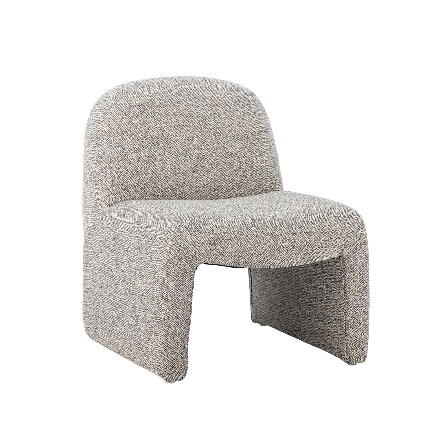 Neel Stuhl, Grau, Polyester in Grau präsentiert im Onlineshop von KAQTU Design AG. Stuhl ist von Bloomingville Mini