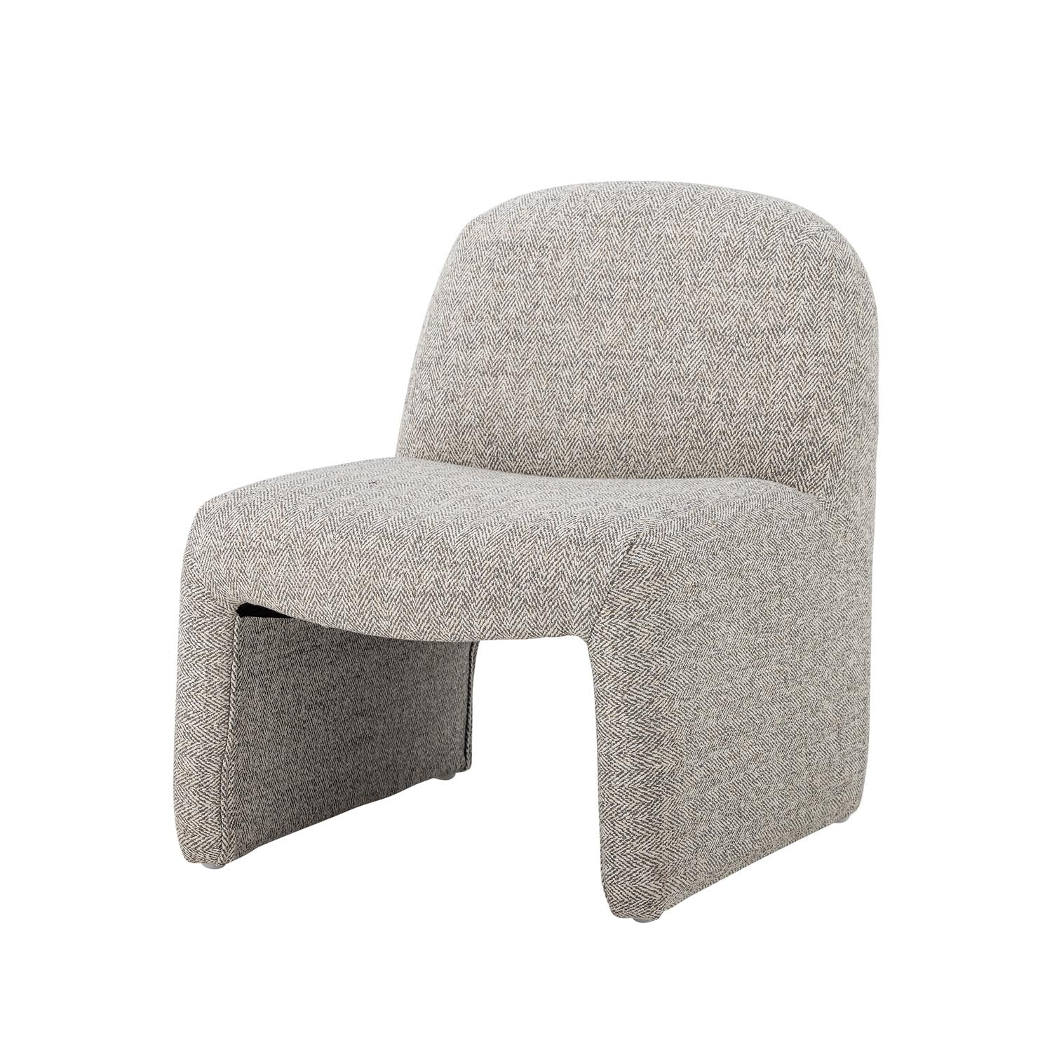 Neel Stuhl, Grau, Polyester in Grau präsentiert im Onlineshop von KAQTU Design AG. Stuhl ist von Bloomingville Mini