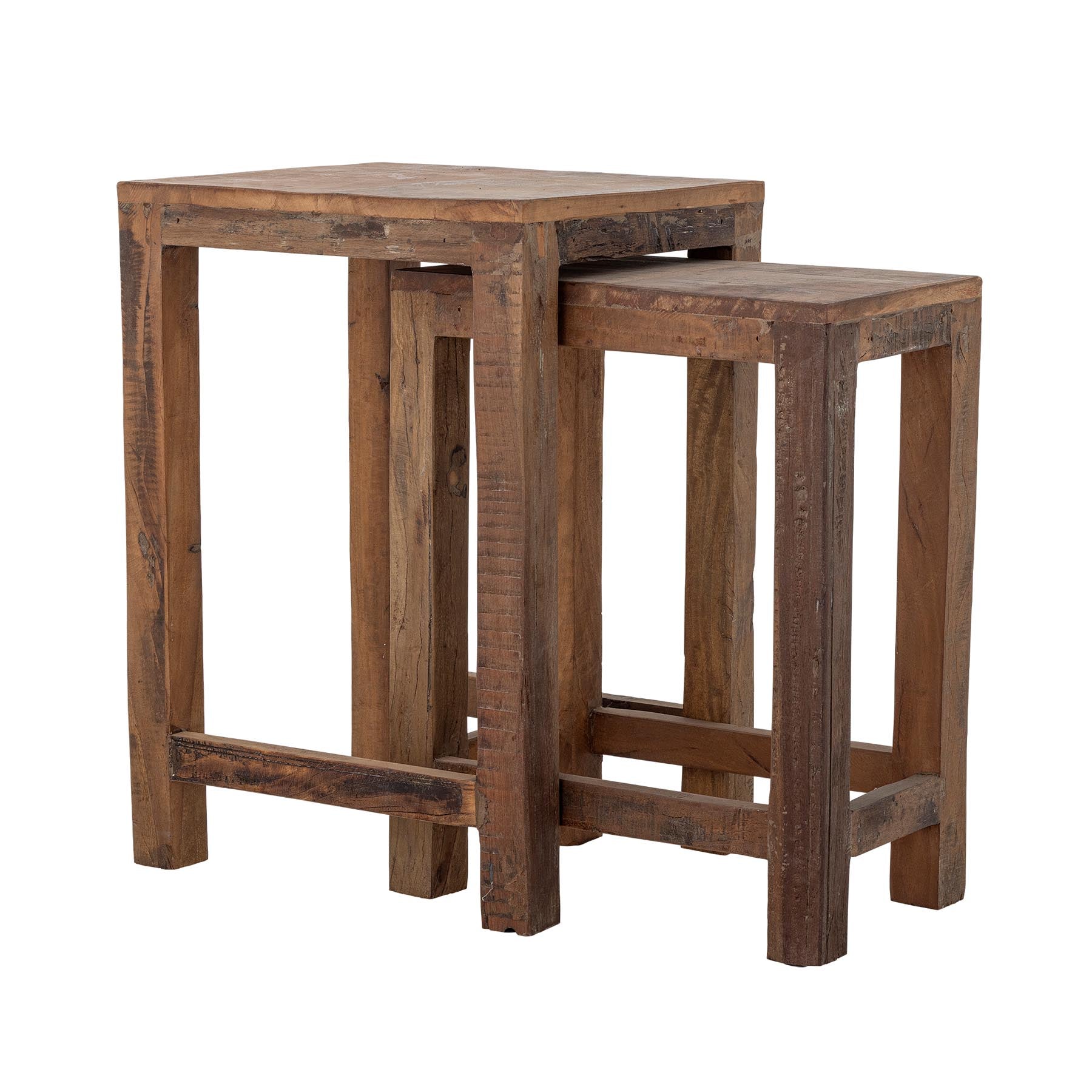 Galen Beistelltisch, Braun, Recyceltes Holz in Brown präsentiert im Onlineshop von KAQTU Design AG. Standregal ist von Creative Collection