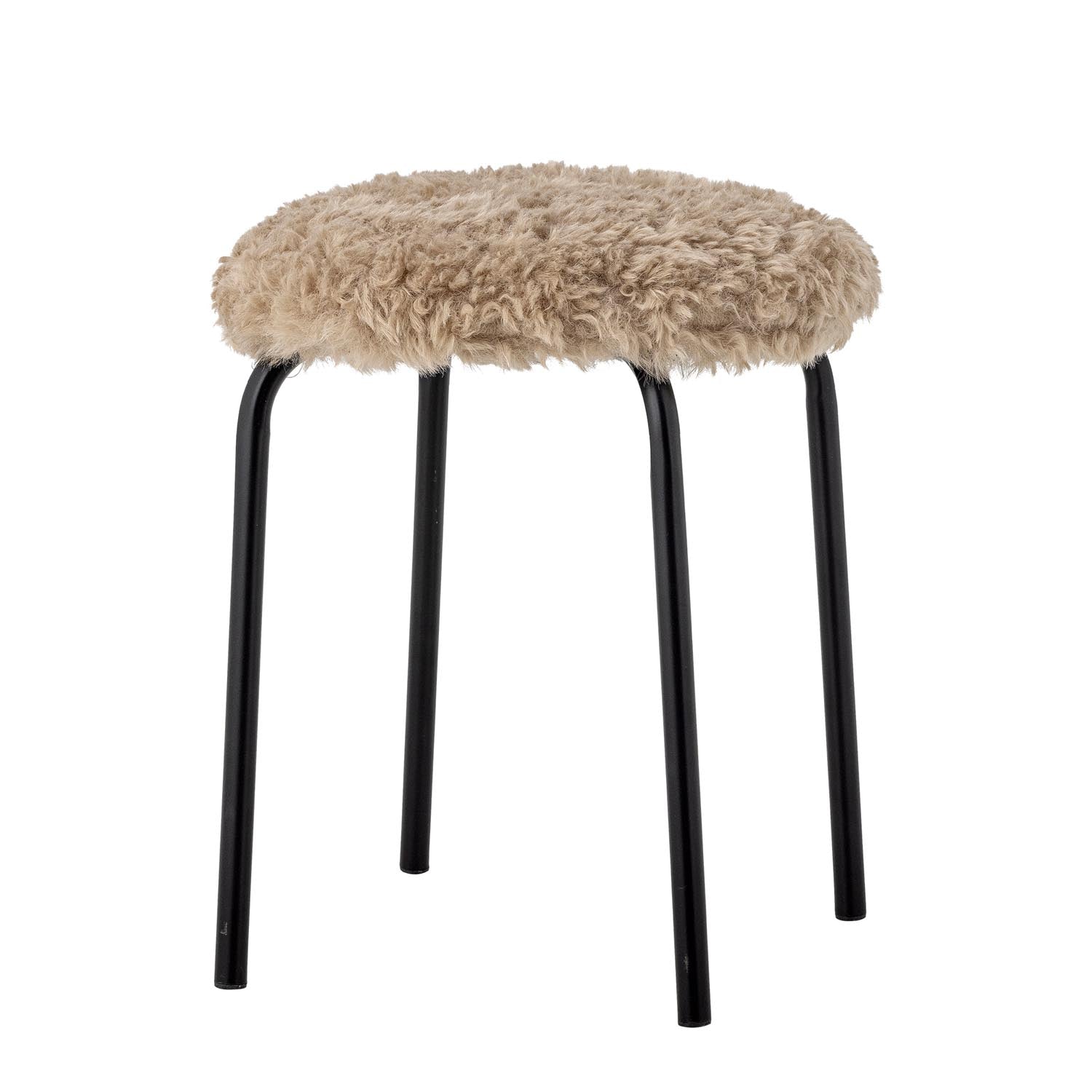Linard Hocker, Braun, Polyester in Braun präsentiert im Onlineshop von KAQTU Design AG. Hocker ist von Bloomingville