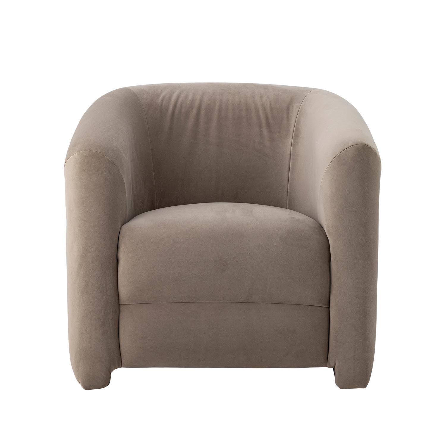 Joel lounge chair, gray, polyester