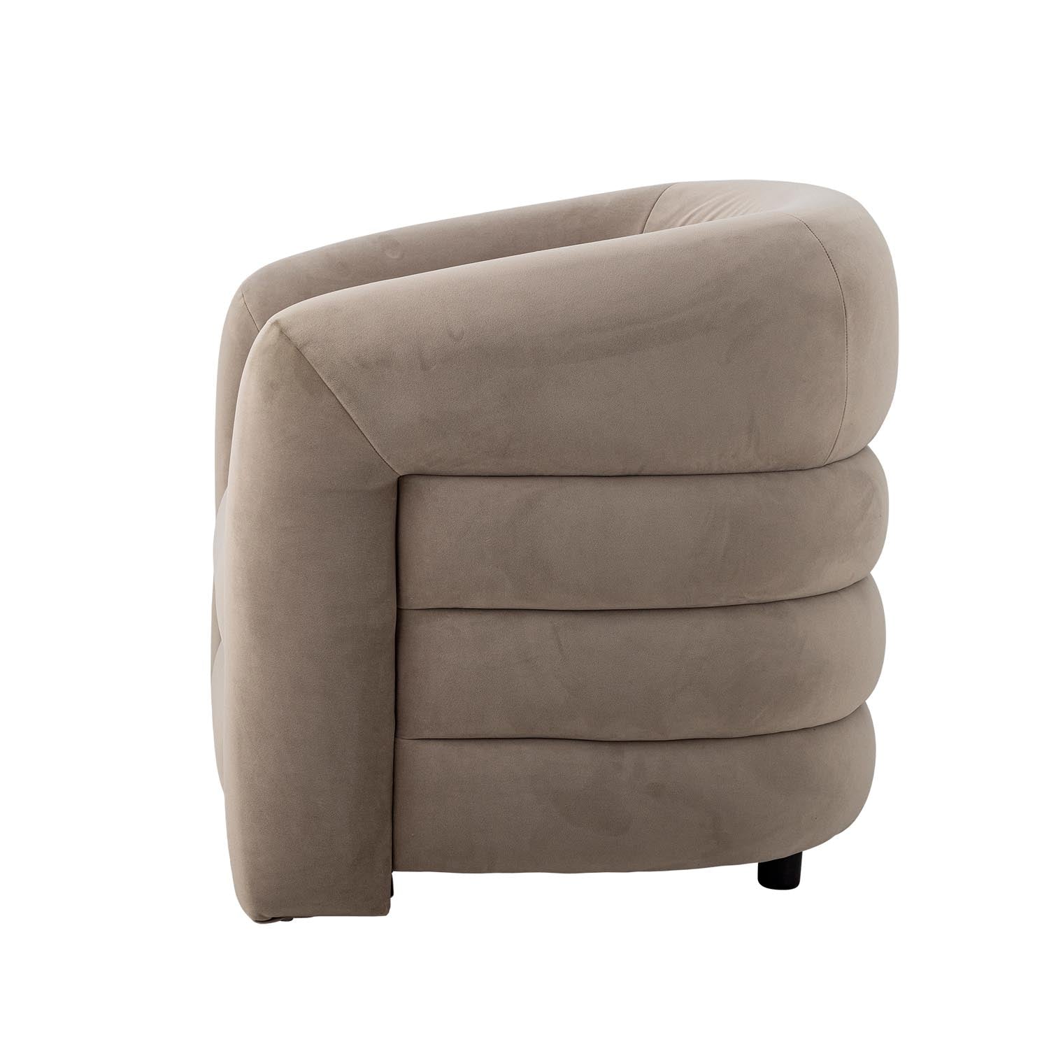 Joel Loungesessel, Grau, Polyester in Grau präsentiert im Onlineshop von KAQTU Design AG. Sessel ist von Bloomingville