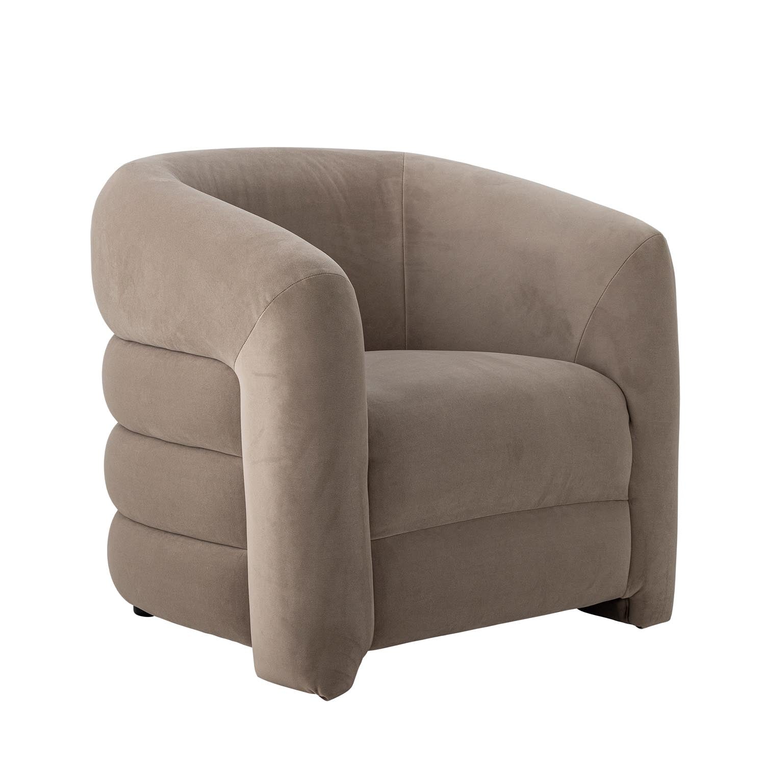 Joel Loungesessel, Grau, Polyester in Grau präsentiert im Onlineshop von KAQTU Design AG. Sessel ist von Bloomingville