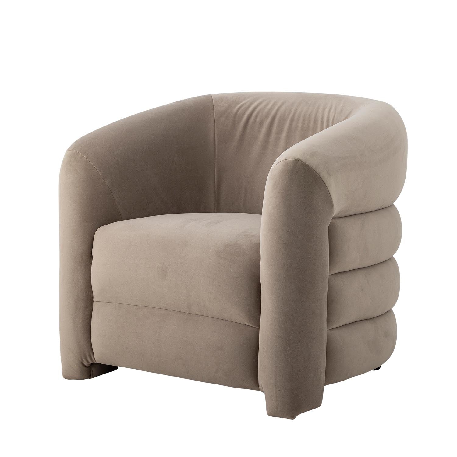Joel Loungesessel, Grau, Polyester in Grau präsentiert im Onlineshop von KAQTU Design AG. Sessel ist von Bloomingville