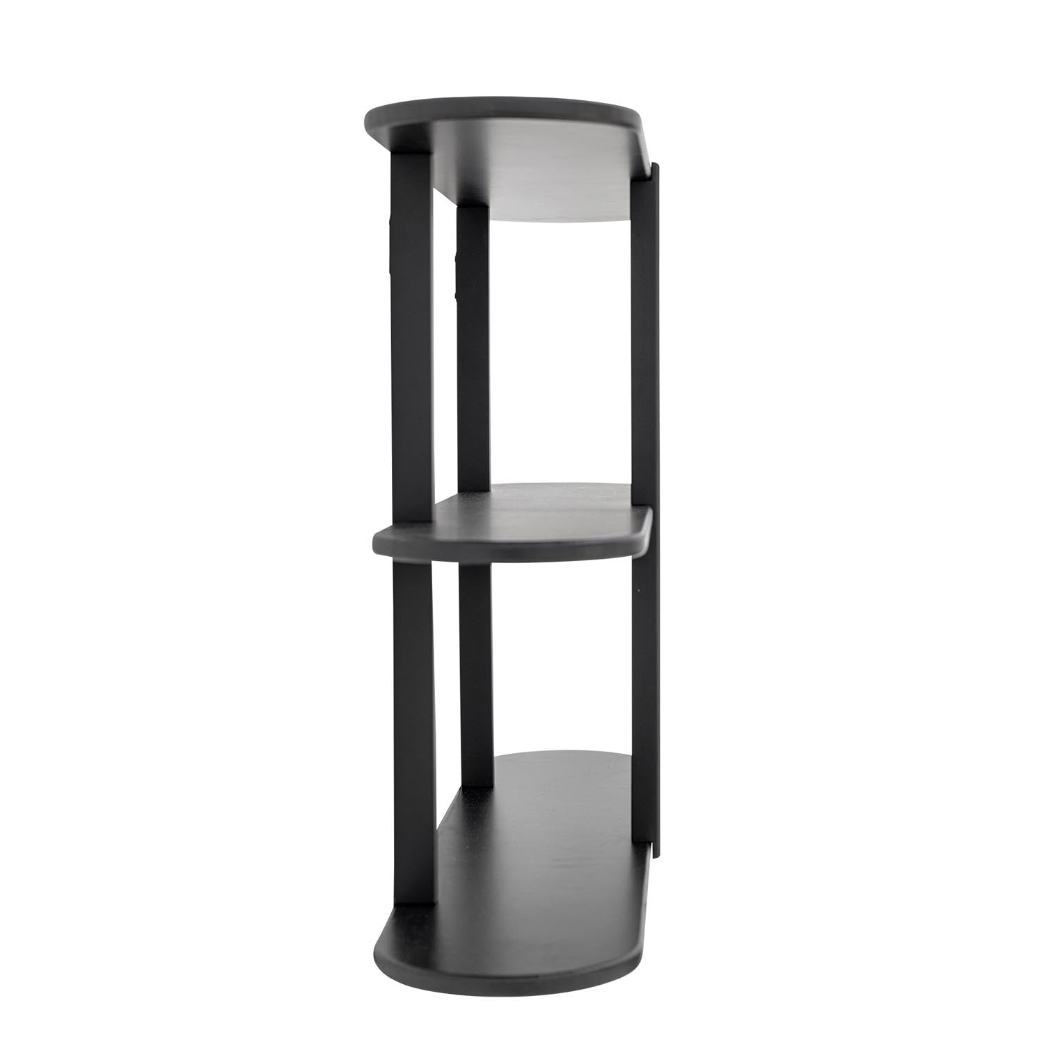 Vicente Regal, Schwarz, MDF in Schwarz präsentiert im Onlineshop von KAQTU Design AG. Wandregal ist von Bloomingville
