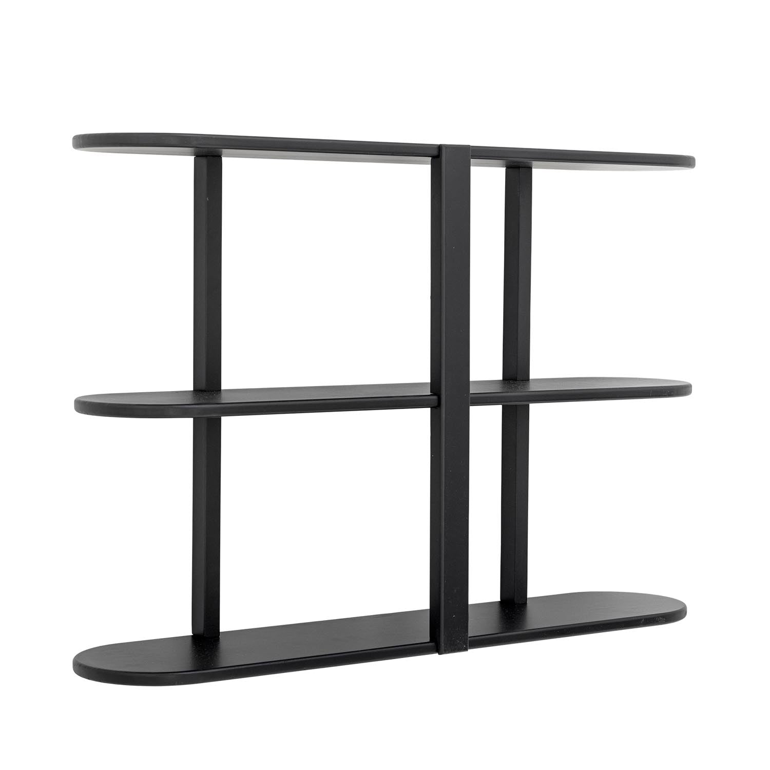 Vicente Regal, Schwarz, MDF in Schwarz präsentiert im Onlineshop von KAQTU Design AG. Wandregal ist von Bloomingville