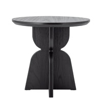 Table à manger Vixen, noir, bois de sapin
