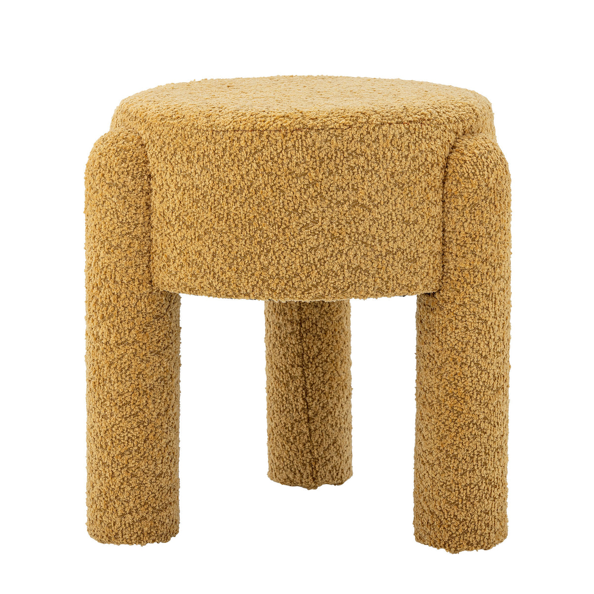 Bruno Hocker, Gelb, Polyester in Gelb präsentiert im Onlineshop von KAQTU Design AG. Hocker ist von Bloomingville