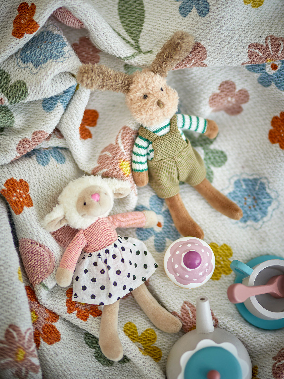 Sol & Teo Puppe, Braun, Baumwolle in Braun präsentiert im Onlineshop von KAQTU Design AG. Zelt Kids ist von Bloomingville Mini