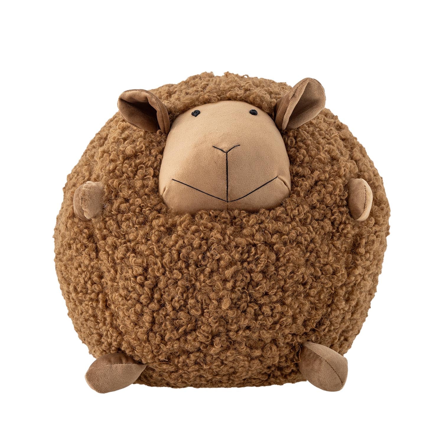 Rubert Plüschtier, Braun, Polyester in Braun präsentiert im Onlineshop von KAQTU Design AG. Zelt Kids ist von Bloomingville Mini