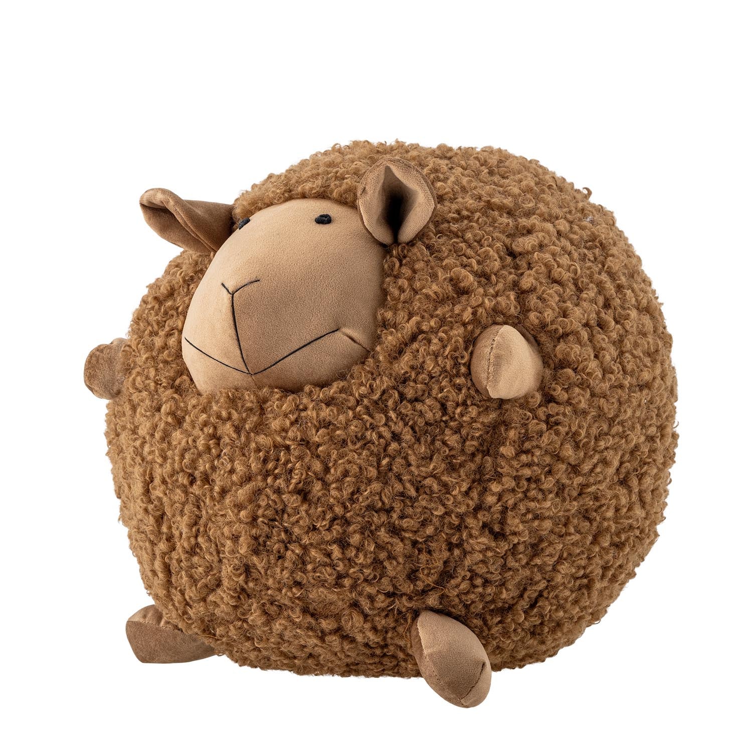 Rubert Plüschtier, Braun, Polyester in Braun präsentiert im Onlineshop von KAQTU Design AG. Zelt Kids ist von Bloomingville Mini