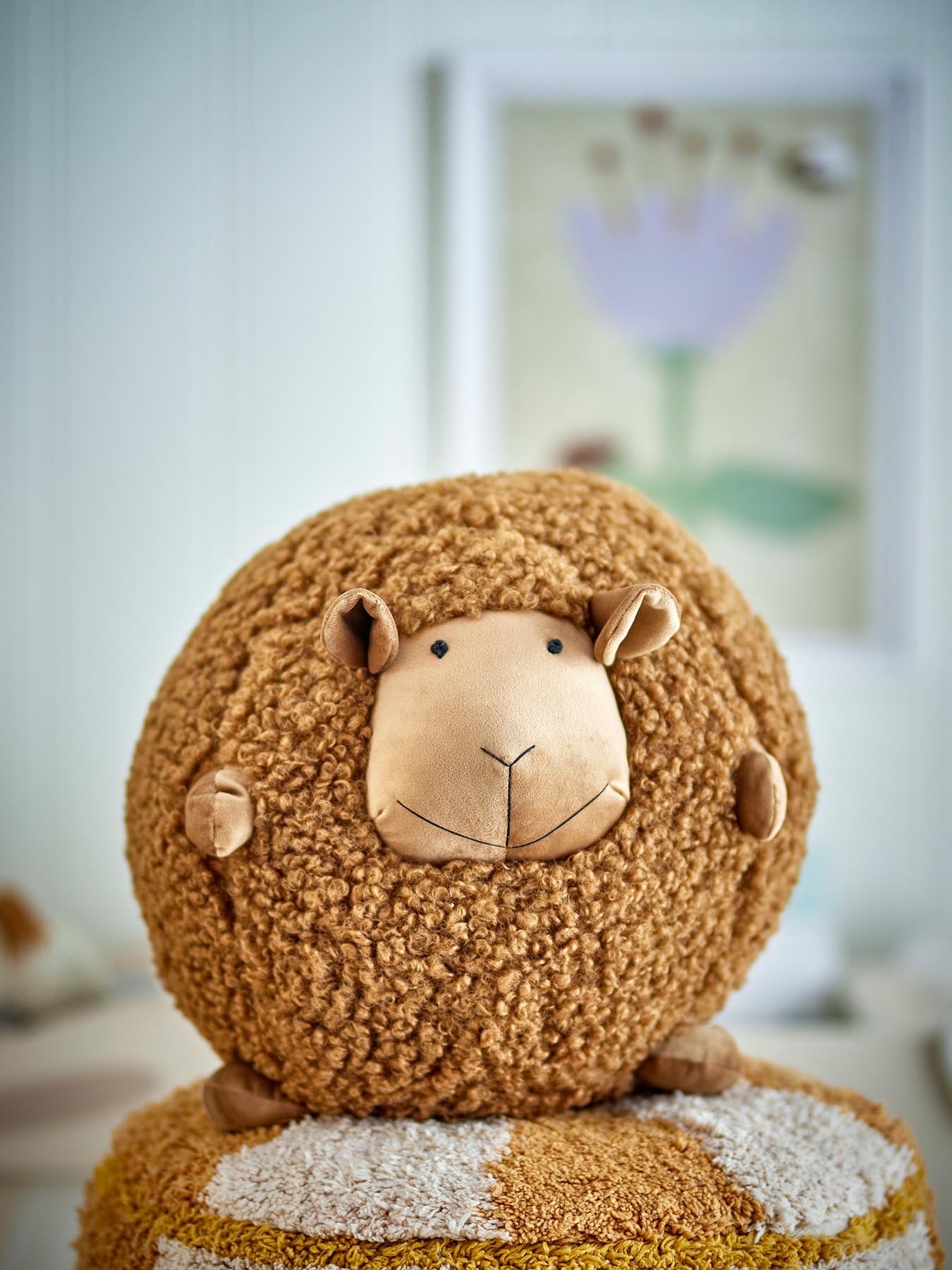 Rubert Plüschtier, Braun, Polyester in Braun präsentiert im Onlineshop von KAQTU Design AG. Zelt Kids ist von Bloomingville Mini