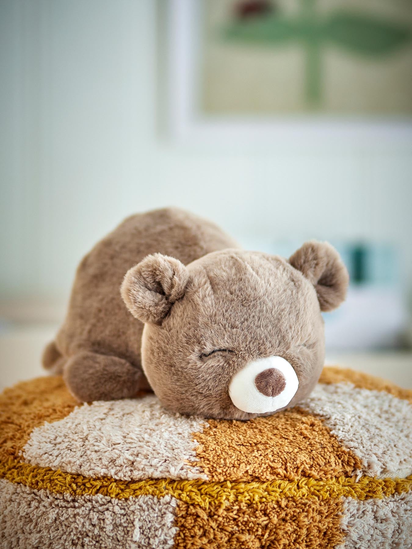 Berta Plüschtier, Braun, Polyester in Braun präsentiert im Onlineshop von KAQTU Design AG. Zelt Kids ist von Bloomingville Mini