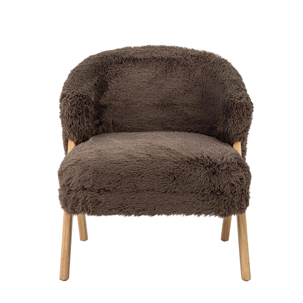 Camino Loungesessel, Braun, FSC®100%, Gummibaumholz in Brown präsentiert im Onlineshop von KAQTU Design AG. Sessel ist von Bloomingville