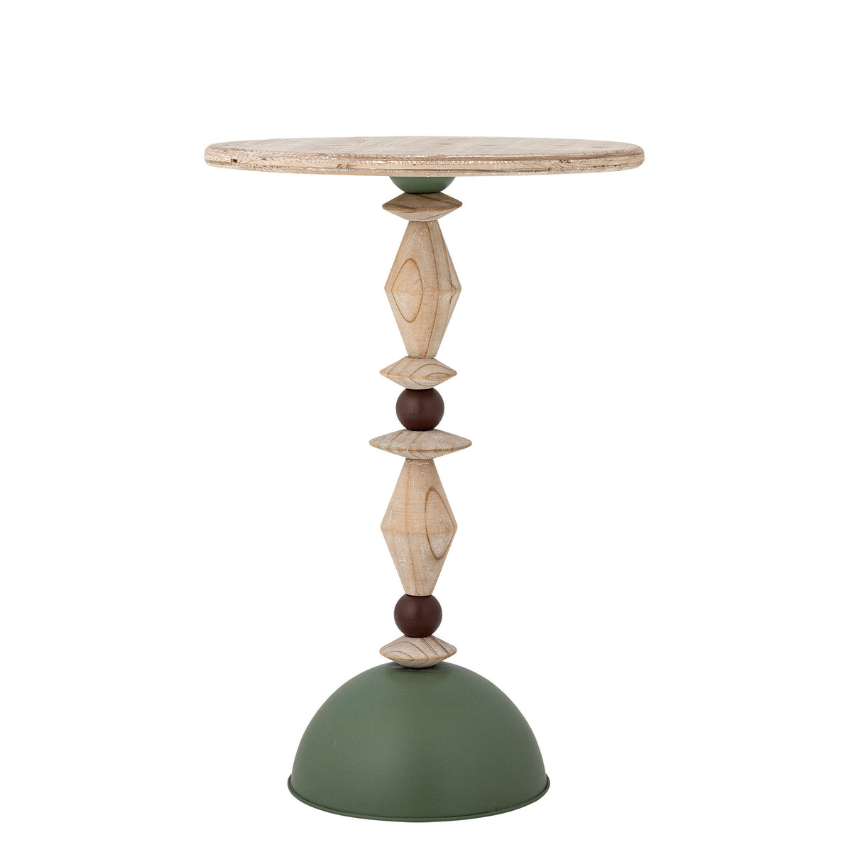 Mannelli Beistelltisch, Grün, Tannenholz in Green präsentiert im Onlineshop von KAQTU Design AG. Standregal ist von Creative Collection