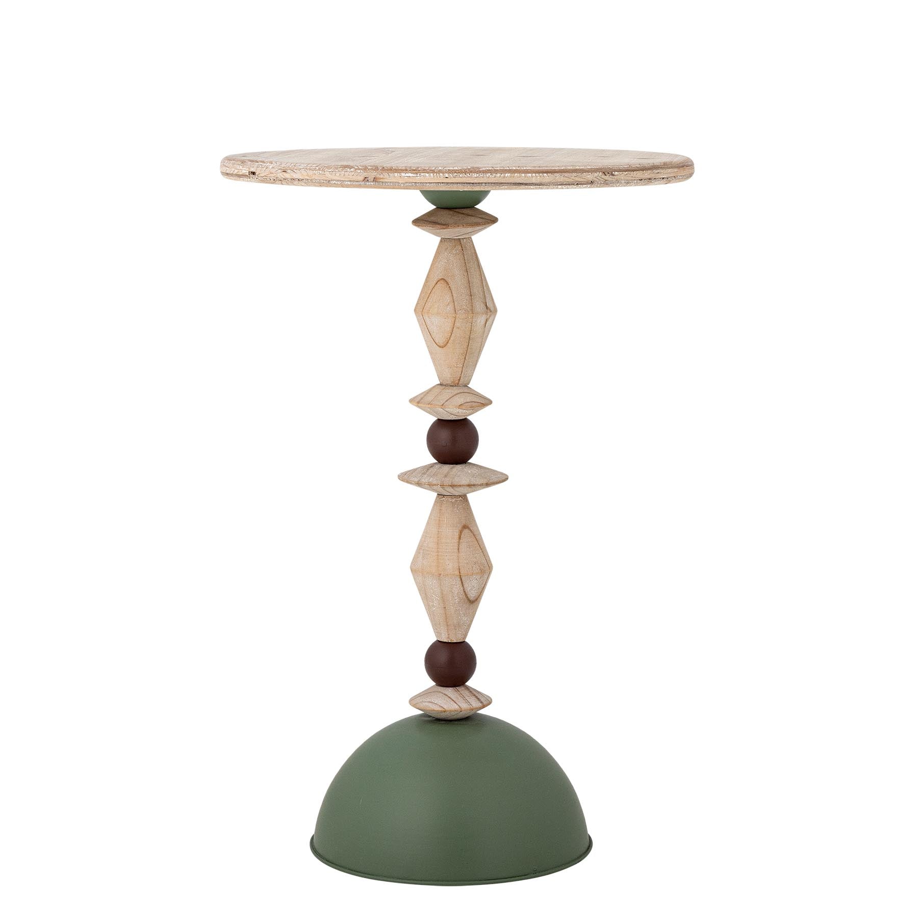 Mannelli Beistelltisch, Grün, Tannenholz in Green präsentiert im Onlineshop von KAQTU Design AG. Standregal ist von Creative Collection
