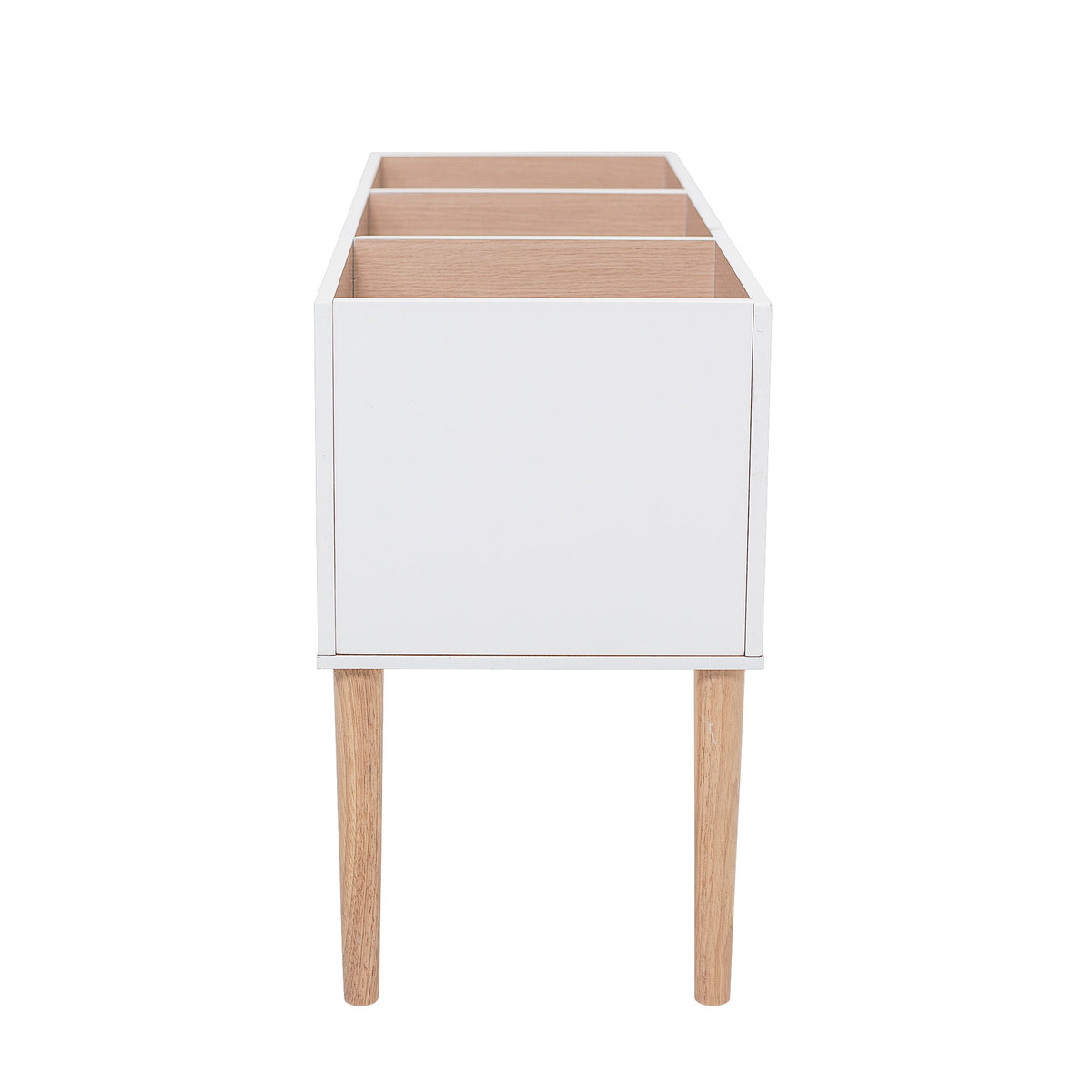 Salam Bücherständer, Weiss, FSC®100%, MDF in White präsentiert im Onlineshop von KAQTU Design AG. Bücherregal ist von Bloomingville Mini