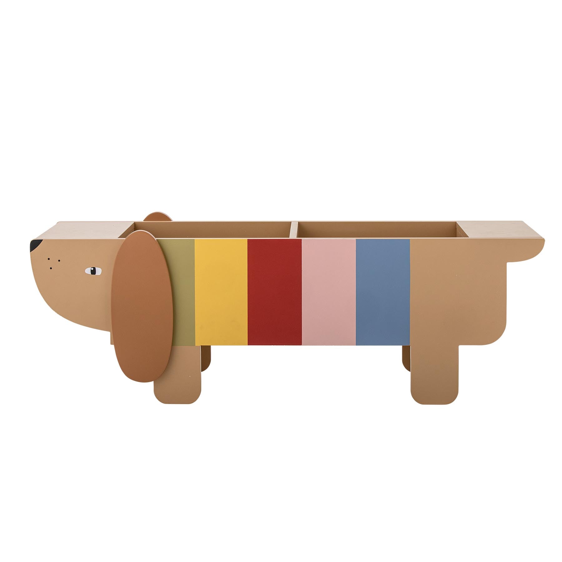 Charlie Bücherständer, Bunt, FSC®100%, MDF in Multi präsentiert im Onlineshop von KAQTU Design AG. Bücherregal ist von Bloomingville Mini