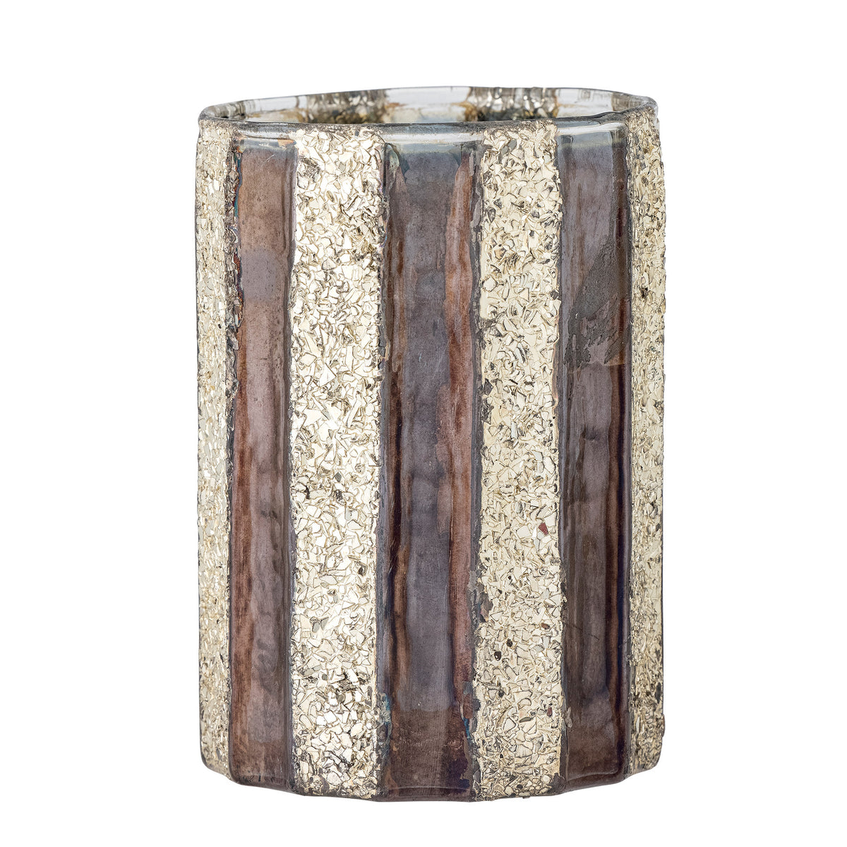 Cicilia Teelichthalter, Gold, Glas in Gold präsentiert im Onlineshop von KAQTU Design AG. Teelichthalter ist von Bloomingville