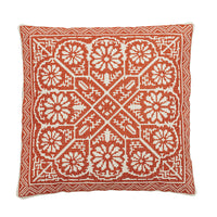 Coussin Madita, rouge, coton