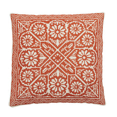 Coussin Madita, rouge, coton