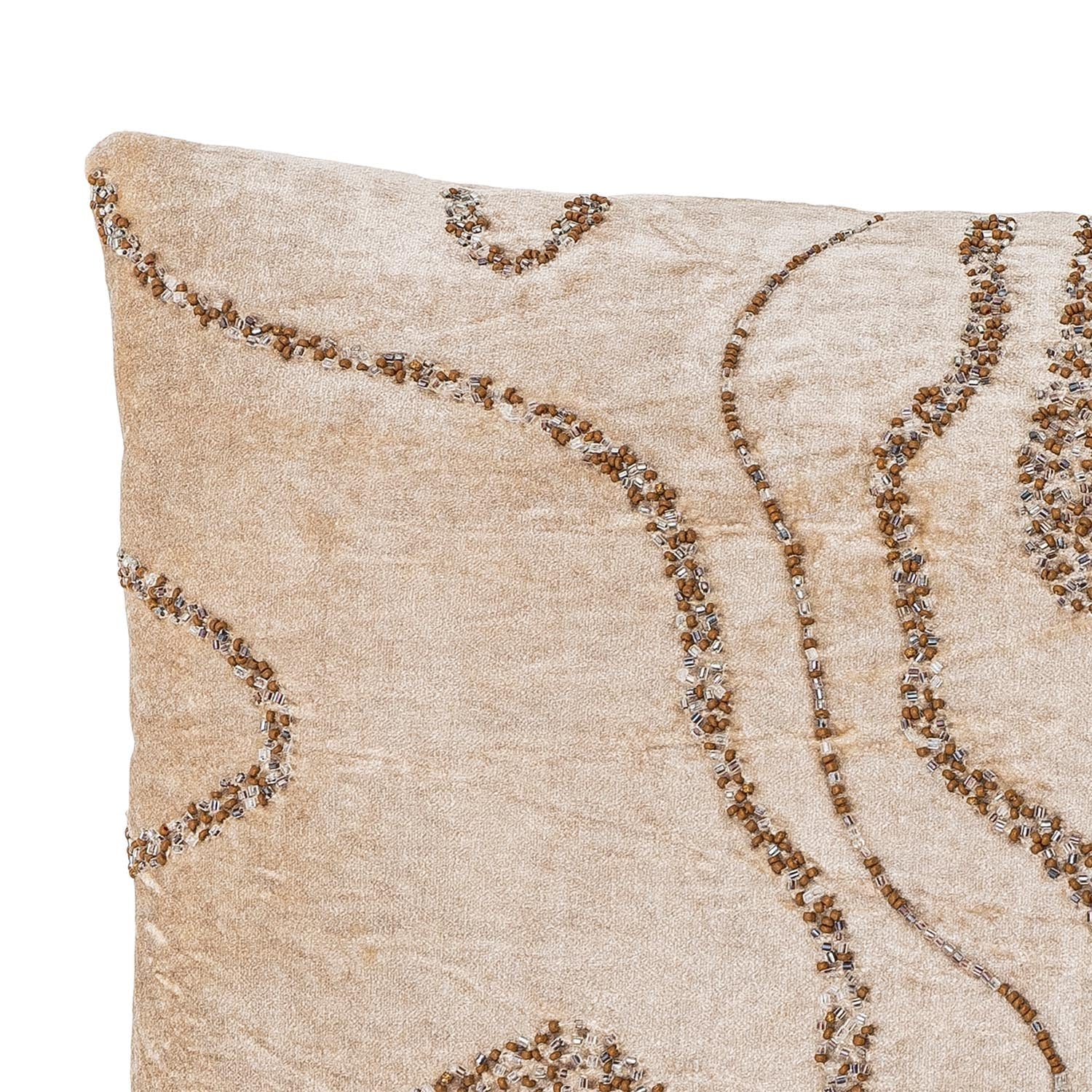 Adelona Kissen, Braun, Viskose in Braun präsentiert im Onlineshop von KAQTU Design AG. Kissen ist von Bloomingville
