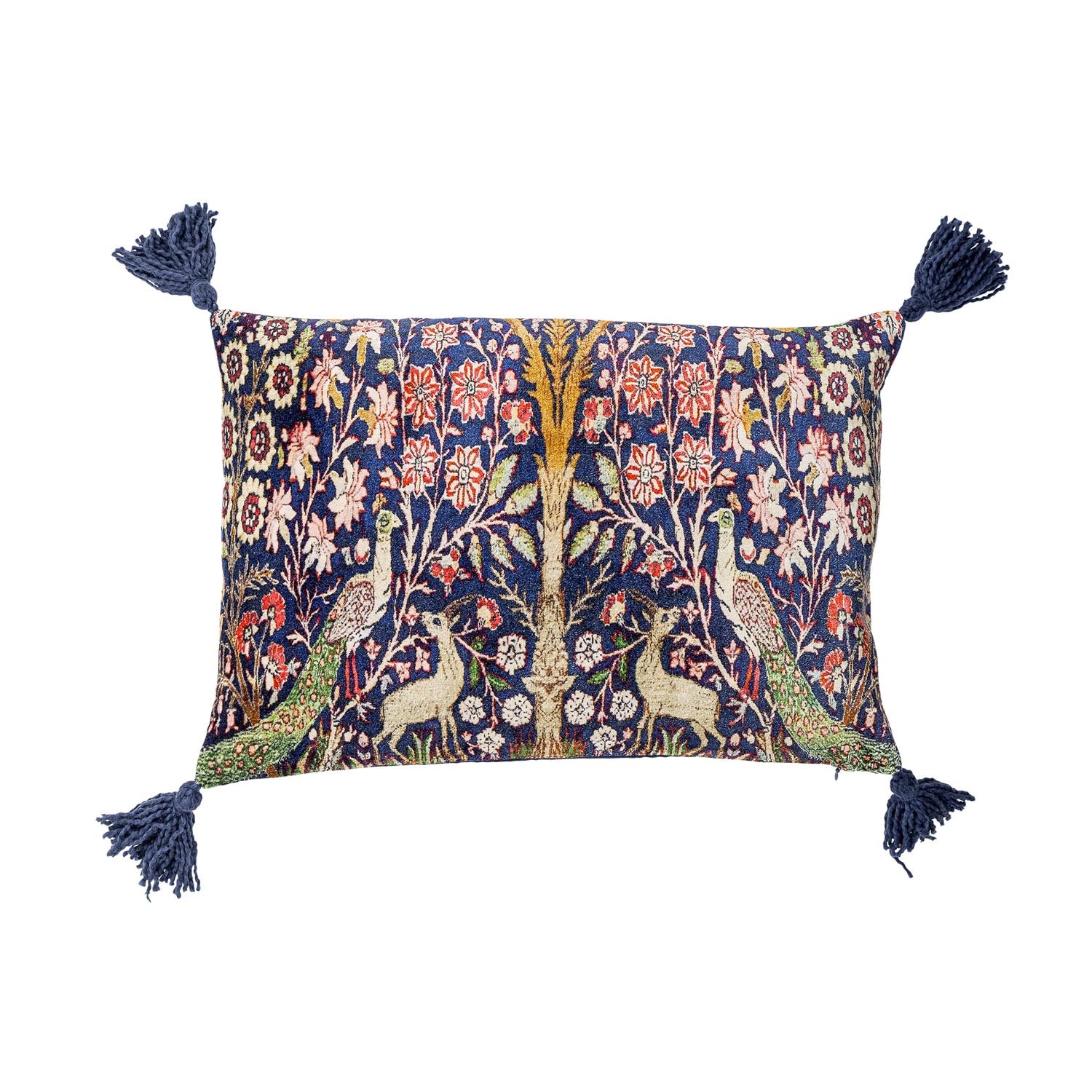 Adya pillow, blue, viscose