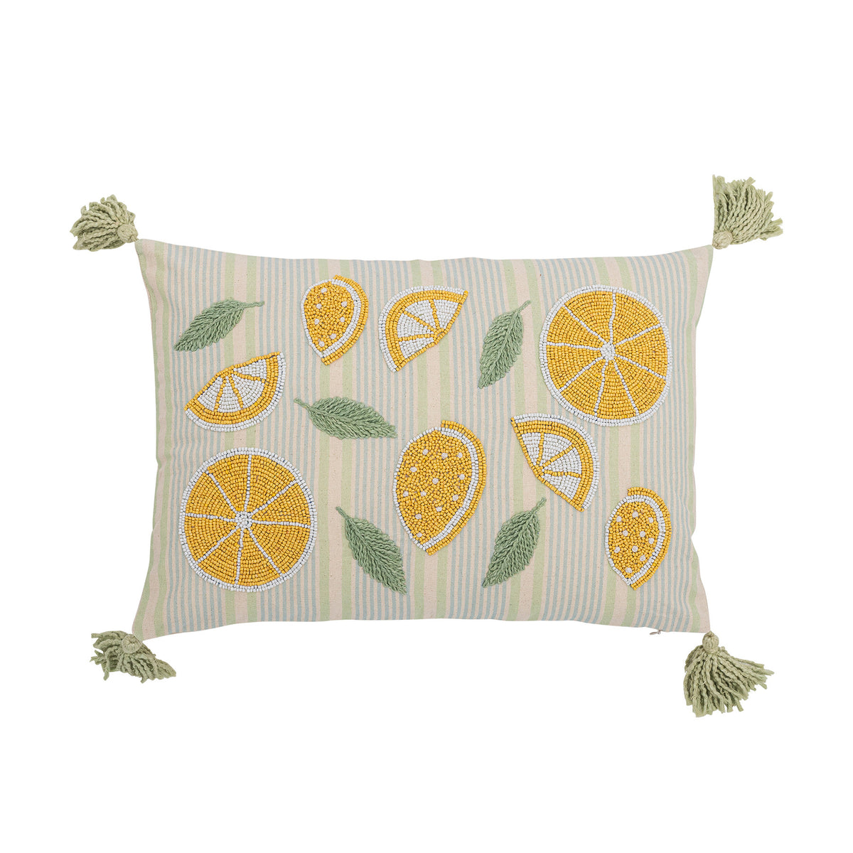 Lemon Kissen, Gelb, Baumwolle in Yellow präsentiert im Onlineshop von KAQTU Design AG. Deko Kissenbezug ist von Creative Collection