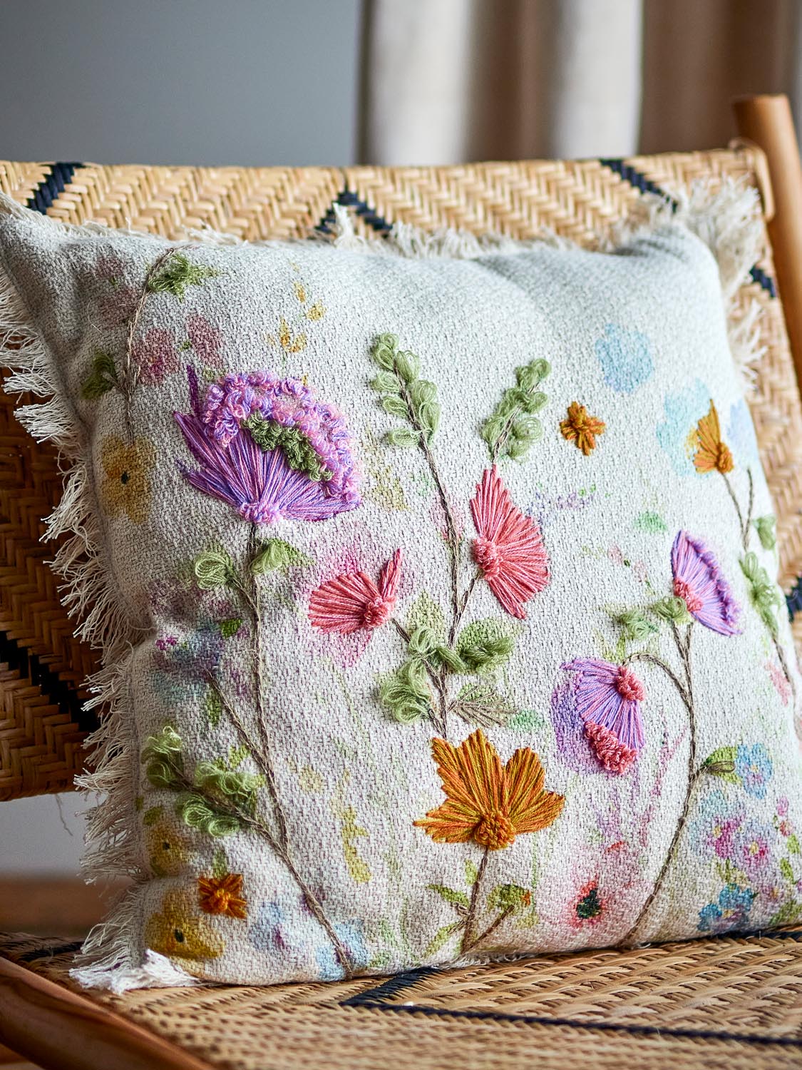 Pogni Kissen, Natur, Baumwolle in Nature präsentiert im Onlineshop von KAQTU Design AG. Deko Kissenbezug ist von Creative Collection