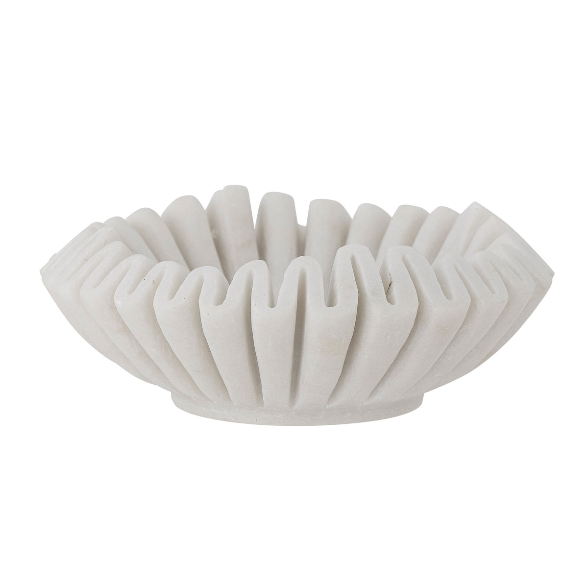 Harmonia Schale, Weiss, Marmor in Weiss präsentiert im Onlineshop von KAQTU Design AG. Schale ist von Bloomingville