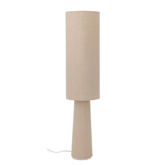 Lampada da terra Emmie, naturale, lino