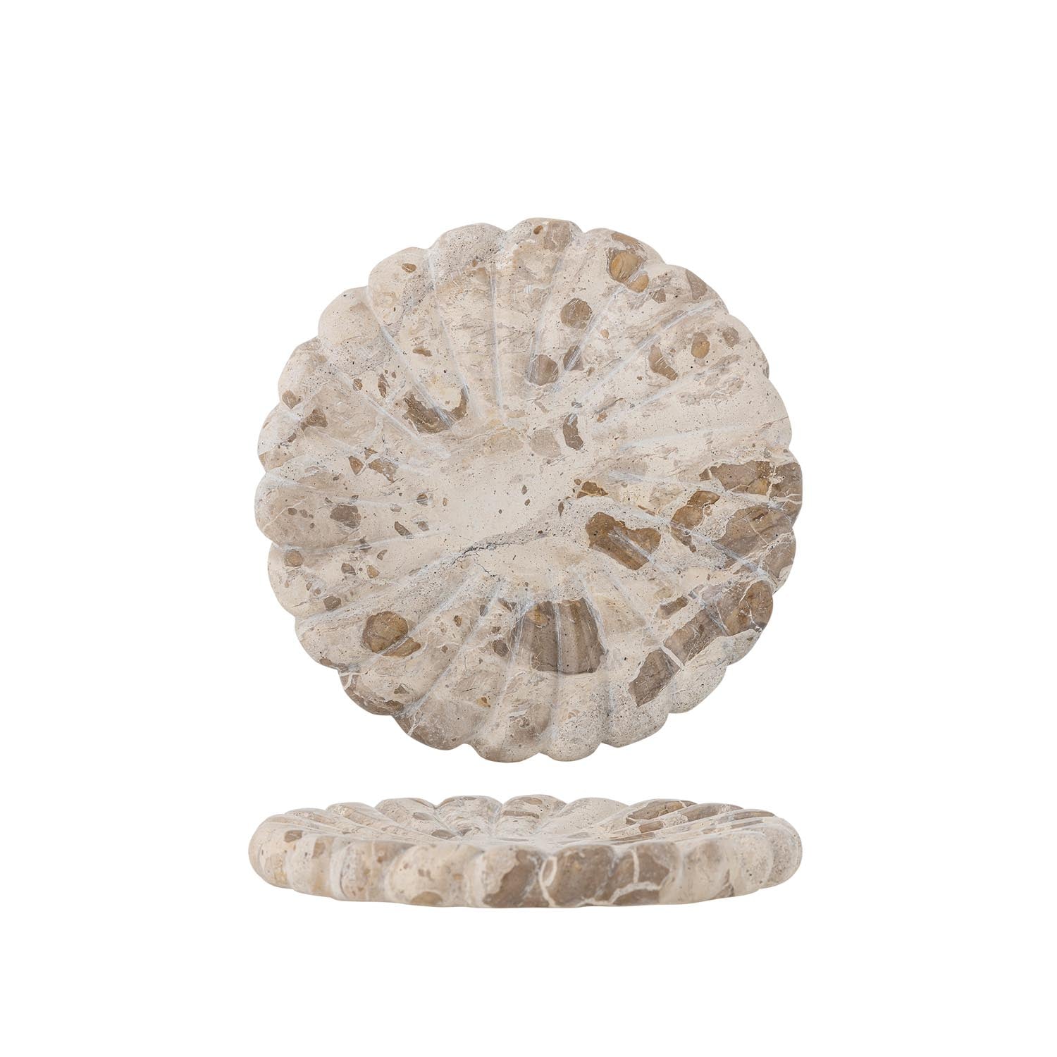Marlie Tablett, Natur, Marmor in Natur präsentiert im Onlineshop von KAQTU Design AG. Kuchenuntersatz ist von Bloomingville
