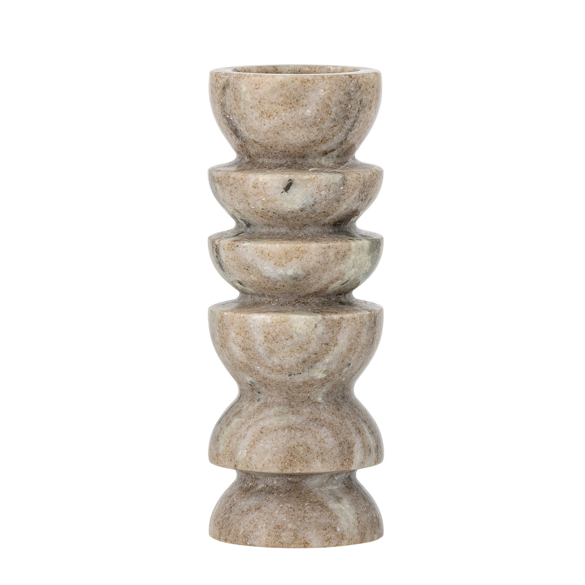 Tasya Teelichthalter, Natur, Marmor in Natur präsentiert im Onlineshop von KAQTU Design AG. Teelichthalter ist von Bloomingville