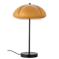 Lampada da tavolo Kinoko, giallo, metallo