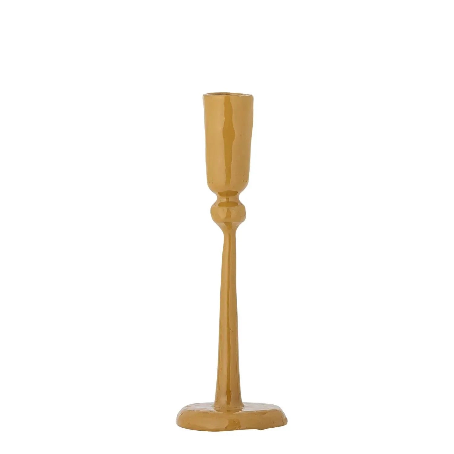 Eber Kerzenhalter, Gelb, Metall in Gelb präsentiert im Onlineshop von KAQTU Design AG. Kerzenständer ist von Bloomingville