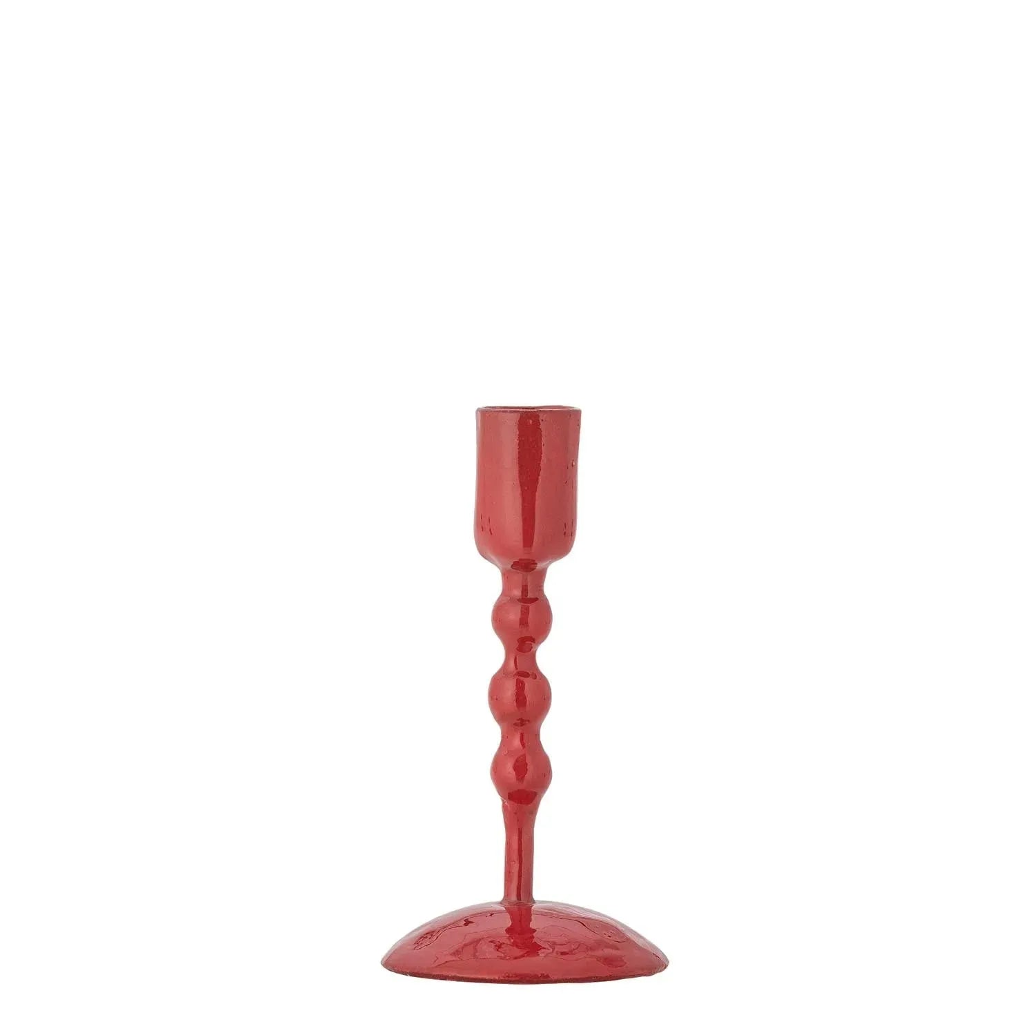 Eber Kerzenhalter, Rot, Metall in Rot präsentiert im Onlineshop von KAQTU Design AG. Kerzenständer ist von Bloomingville