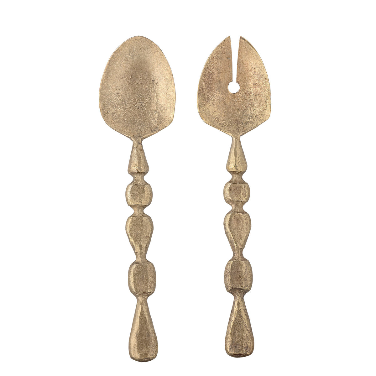 Edi Salatbesteck, Brass, Metall in Messing präsentiert im Onlineshop von KAQTU Design AG. Salat ist von Bloomingville