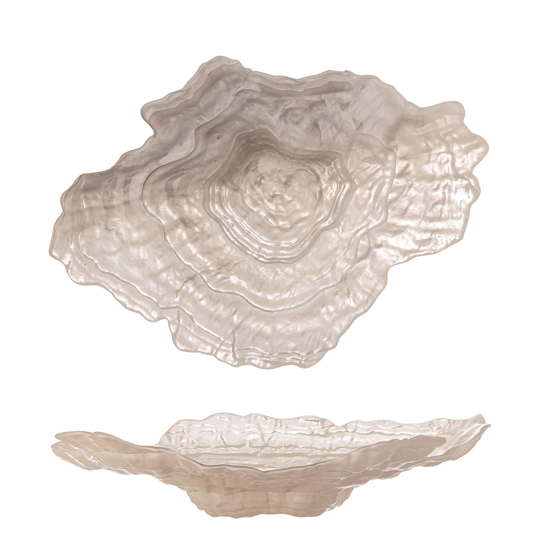 Aiku Schale, Natur, Glas in Nature präsentiert im Onlineshop von KAQTU Design AG. Schale ist von Bloomingville