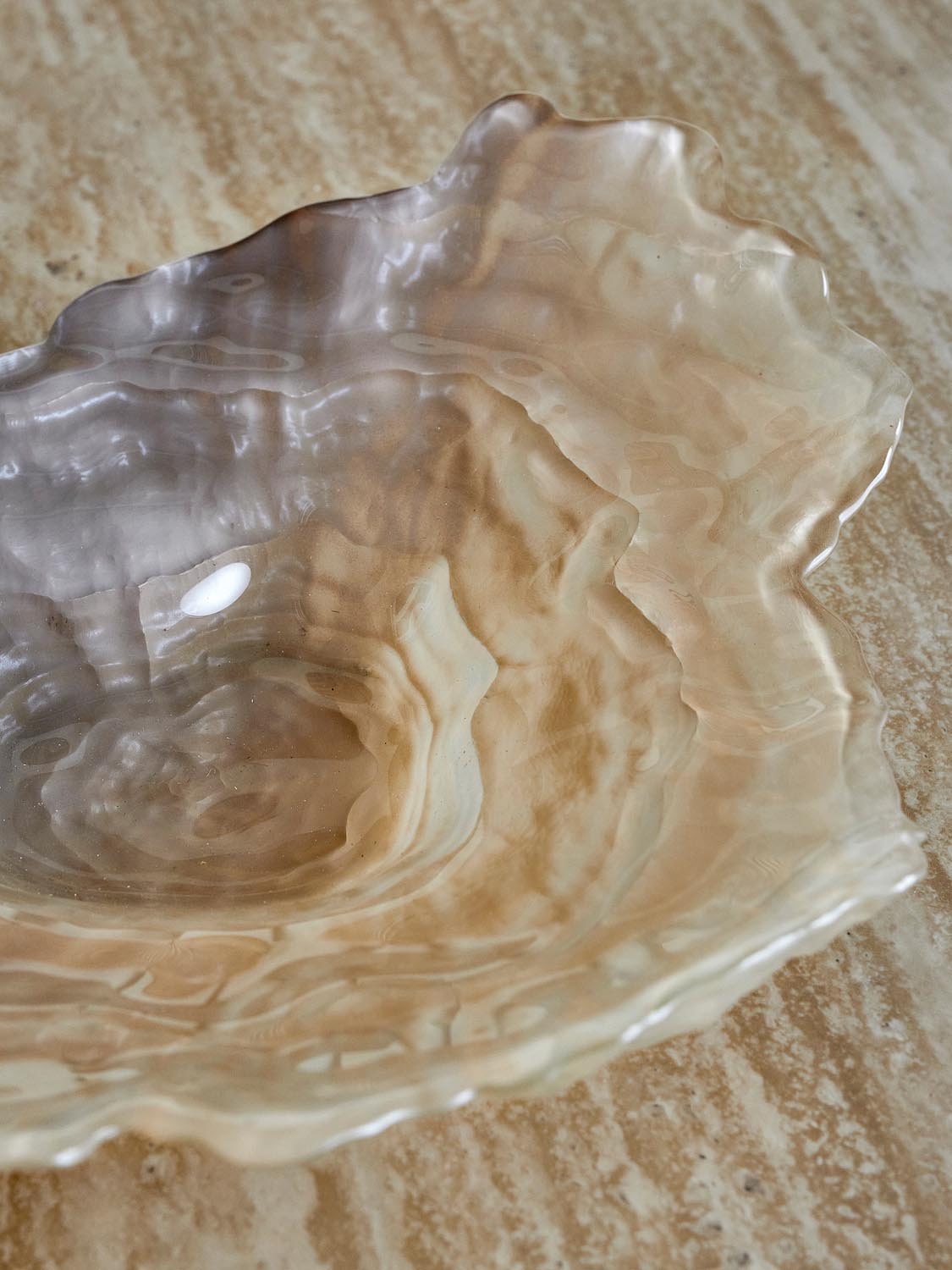Aiku Schale, Natur, Glas in Nature präsentiert im Onlineshop von KAQTU Design AG. Schale ist von Bloomingville