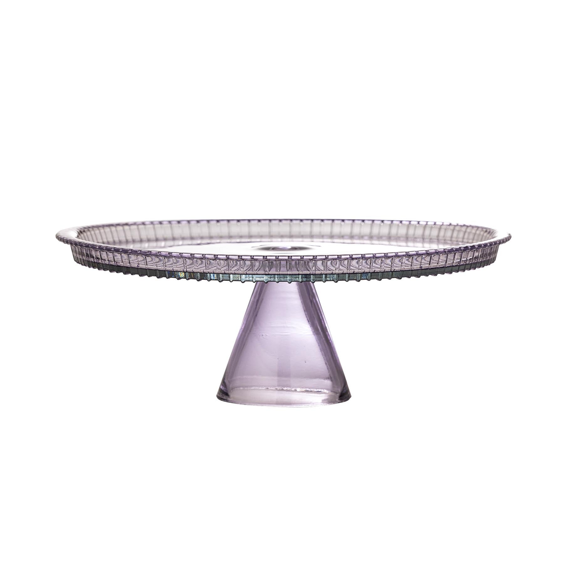 Tayo Kuchenteller mit Glocke, Bunt, Glas in Multi präsentiert im Onlineshop von KAQTU Design AG. Tablett ist von Bloomingville