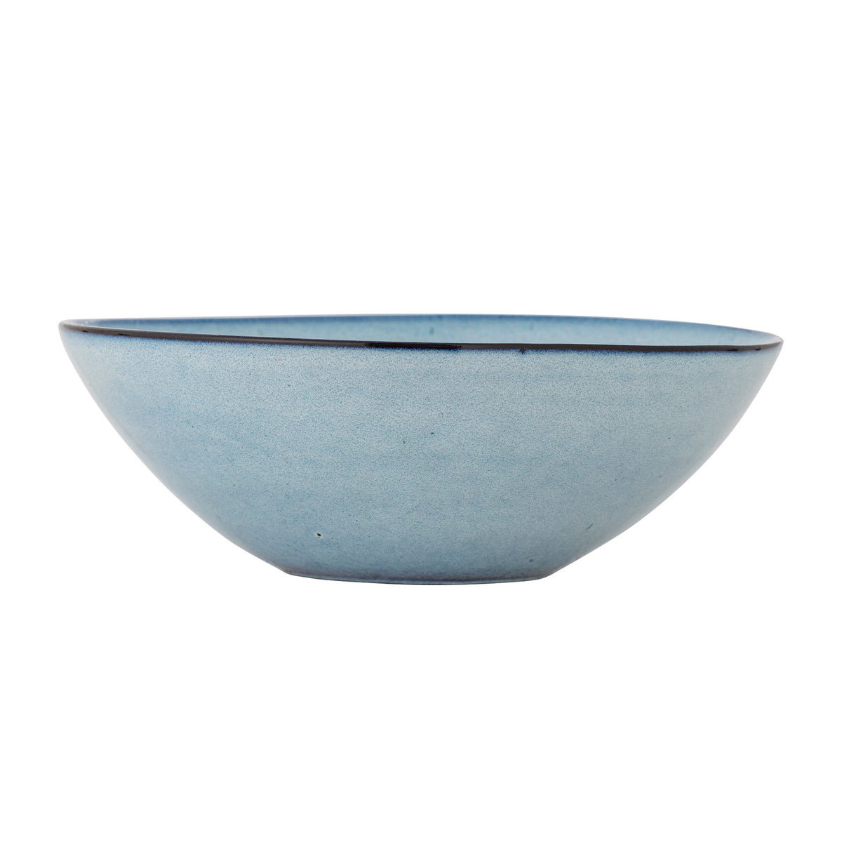 Sandrine Schale, Blau, Steingut in Blue präsentiert im Onlineshop von KAQTU Design AG. Schale ist von Bloomingville