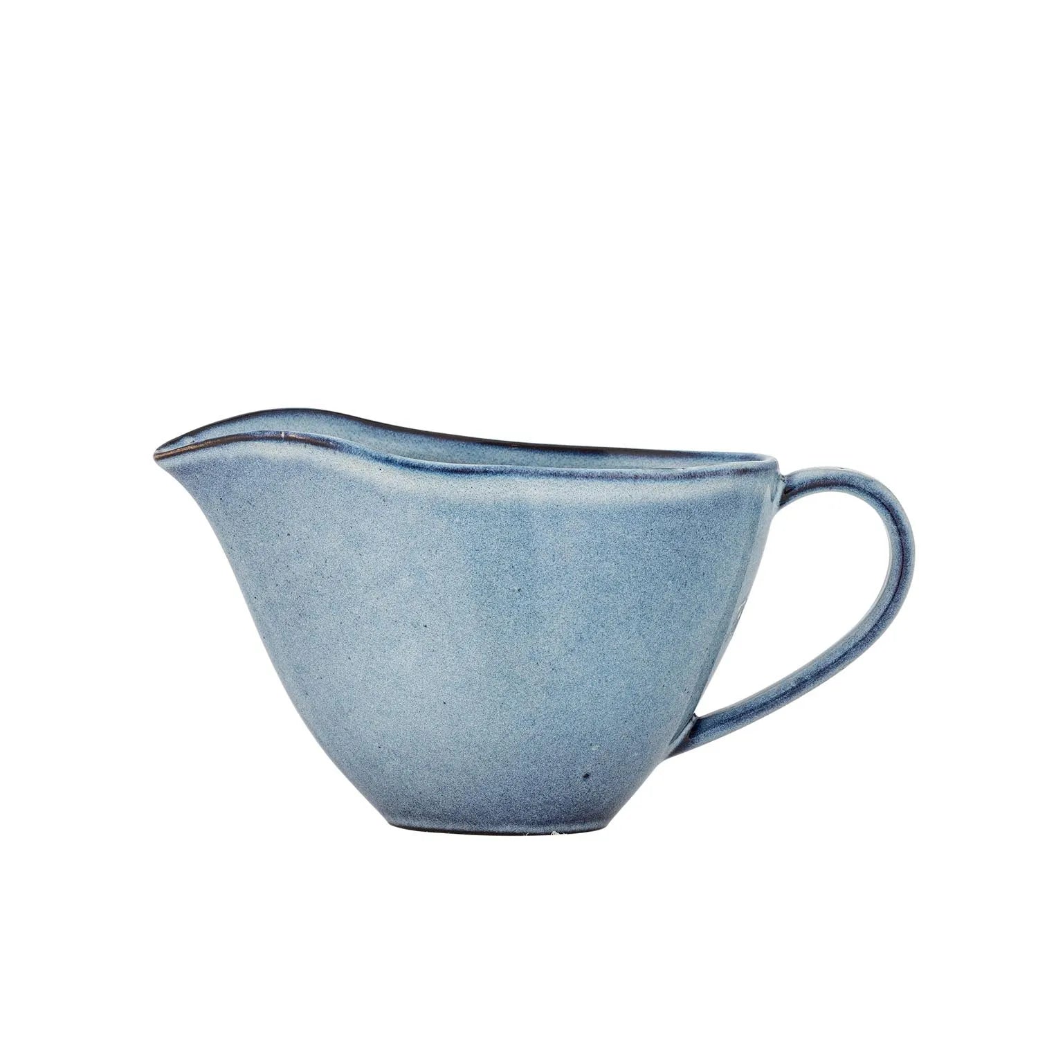 Sandrine Sauciere, Blau, Steingut in Blau präsentiert im Onlineshop von KAQTU Design AG. Salz & Pfeffer ist von Bloomingville