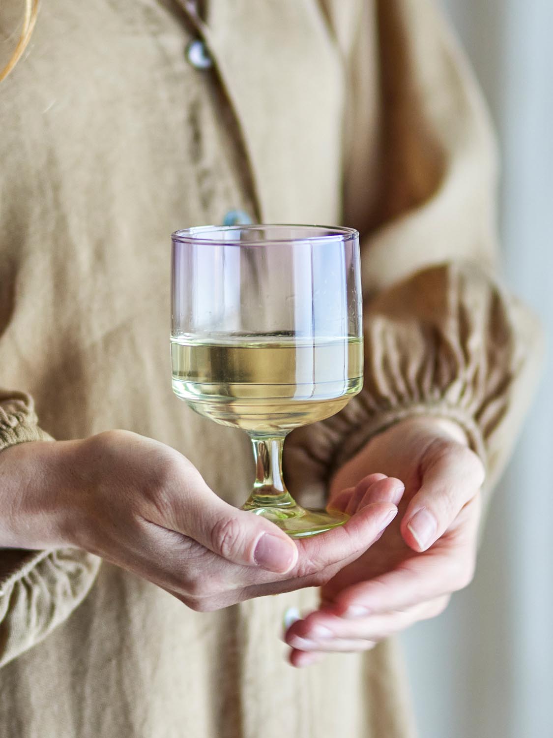 Luciana Trinkglas, Violett, Glas in Purple präsentiert im Onlineshop von KAQTU Design AG. Glas ist von Bloomingville