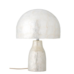 Adria Tischlampe, Weiss, Mother of pearl