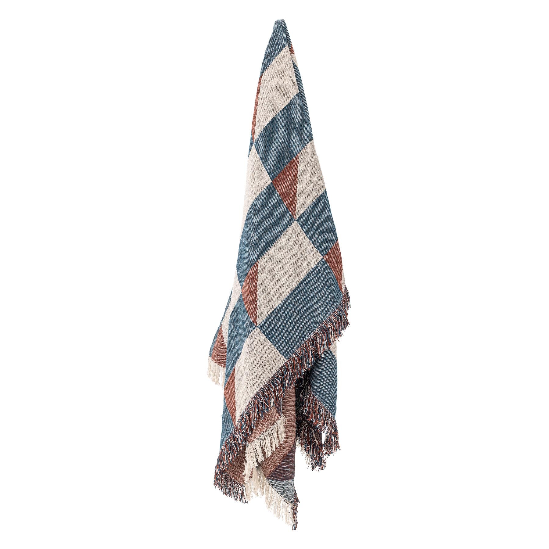 True Decke, Bunt, Recycelte Baumwolle in Multi präsentiert im Onlineshop von KAQTU Design AG. Bettüberwurf ist von Bloomingville