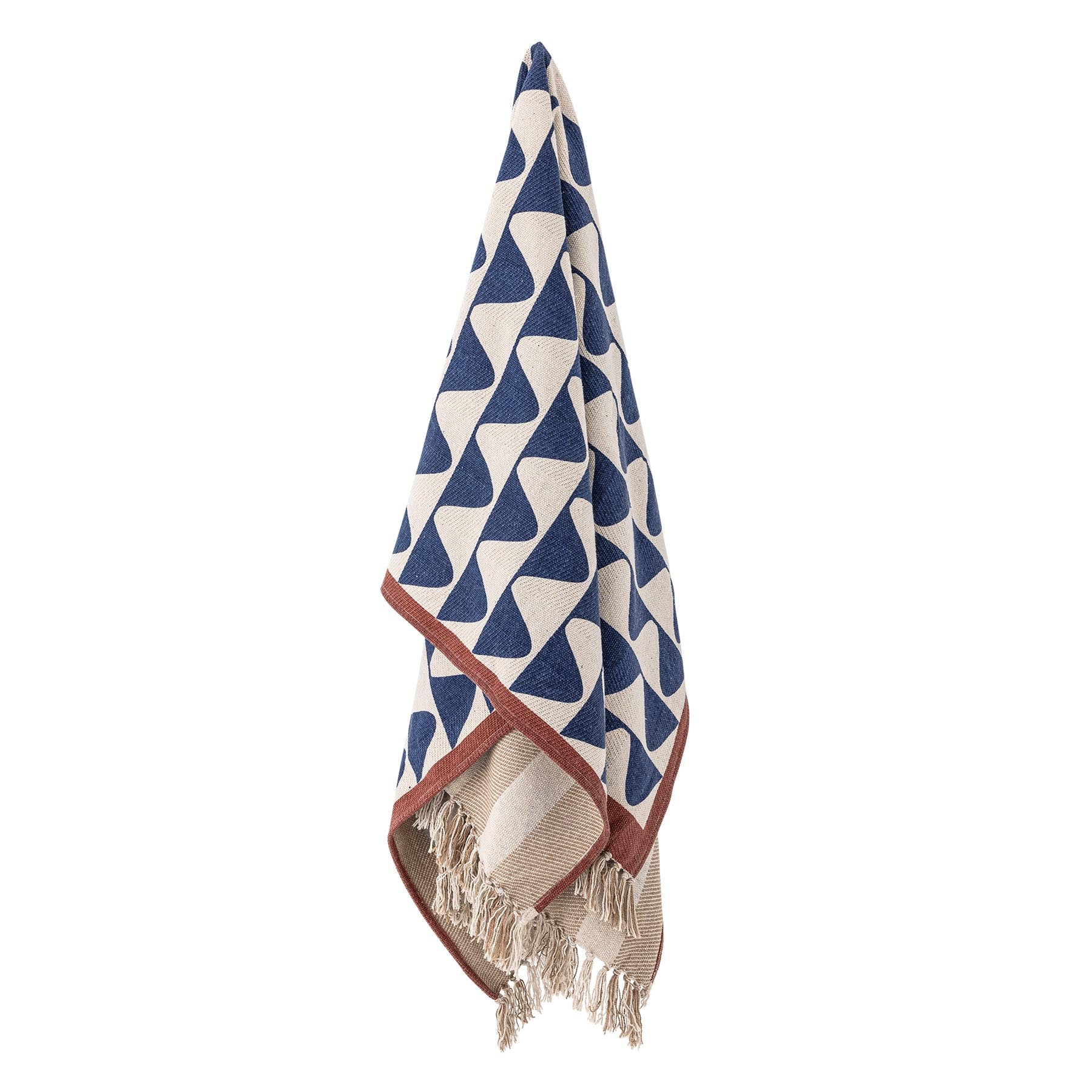 Rimme Decke, Bunt, Recycelte Baumwolle in Multi präsentiert im Onlineshop von KAQTU Design AG. Bettüberwurf ist von Creative Collection