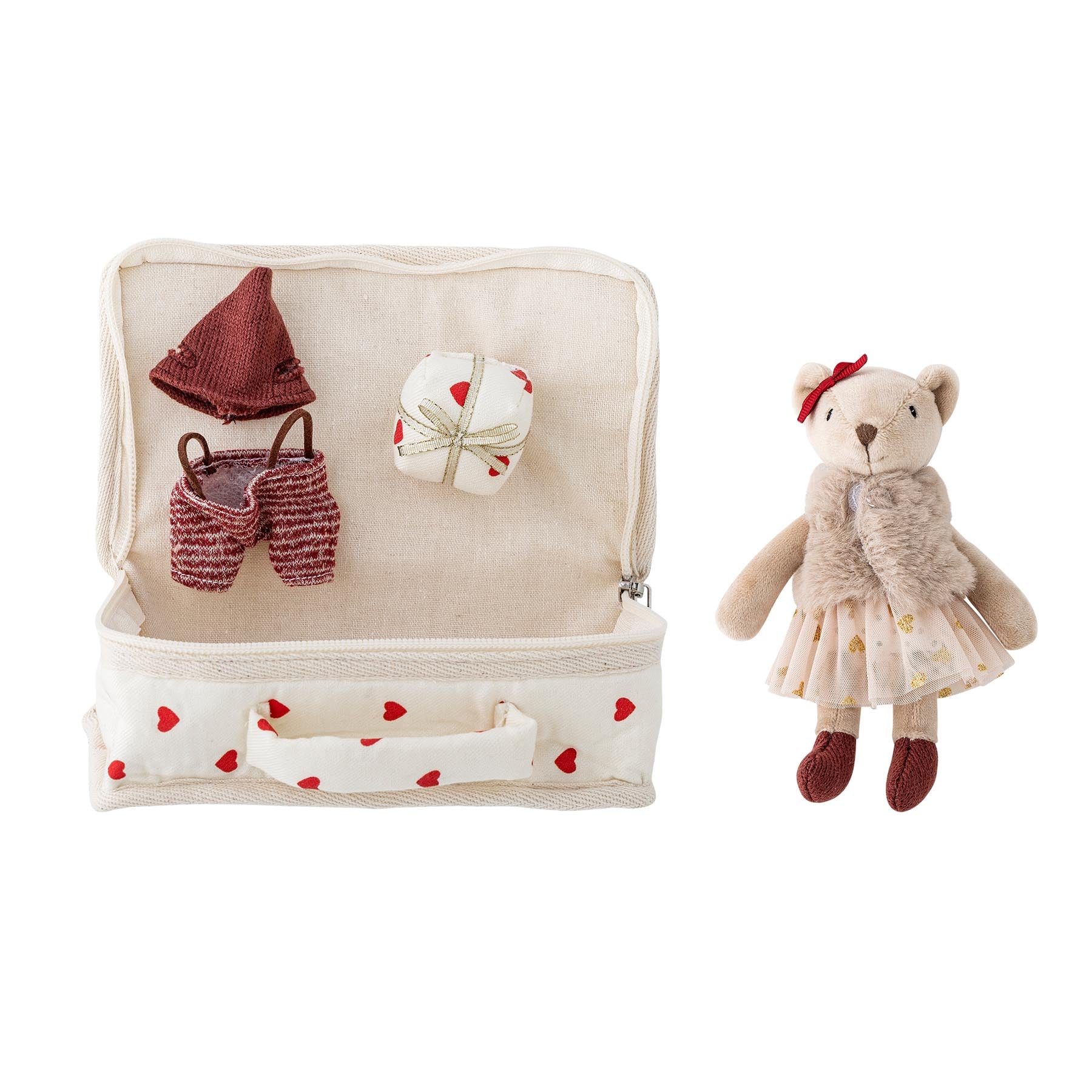 Lara Puppe, Bunt, Baumwolle in Multi präsentiert im Onlineshop von KAQTU Design AG. Zelt Kids ist von Bloomingville Mini