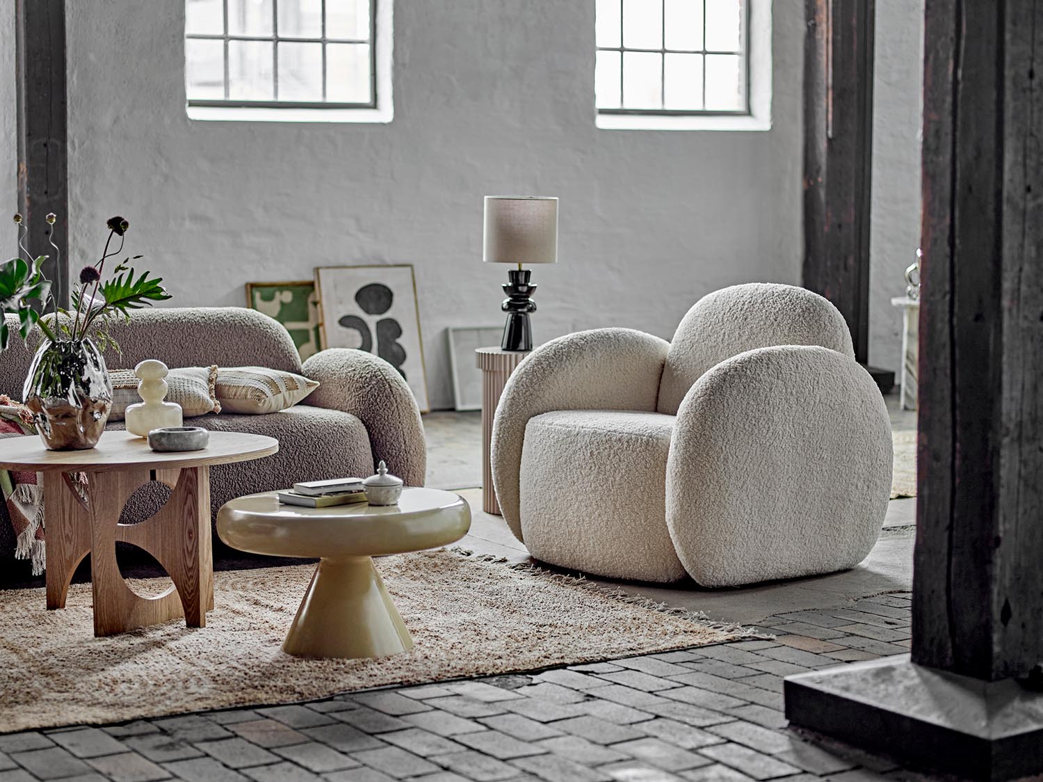 Alden Couchtisch, Natur, MDF in Nature präsentiert im Onlineshop von KAQTU Design AG. Beistelltisch ist von Bloomingville