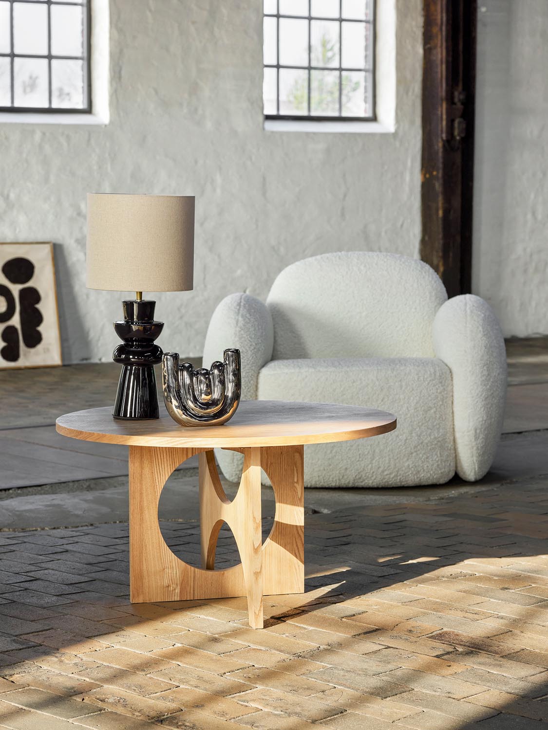 Alden Couchtisch, Natur, MDF in Nature präsentiert im Onlineshop von KAQTU Design AG. Beistelltisch ist von Bloomingville